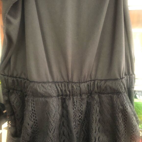 🔥🔥American Rag Cie Energy black shorts Romper . With pockets &pom pom detail - Picture 12 of 12